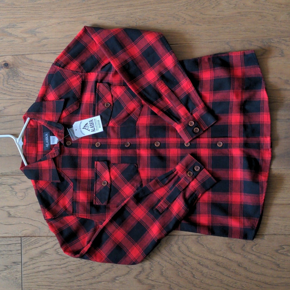 Red Alaska Flannel M